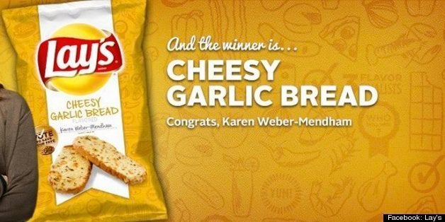 Lay S Cheesy Garlic Bread Potato Chips Wins Do Us A Flavor Contest Huffpost Life