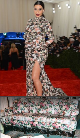 Kim Kardashian (And Every Celebrity) Looked Like A Couch At 2013 Met ...