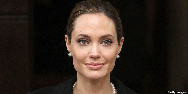 LONDON, ENGLAND - APRIL 11: Angelina Jolie attends the G8 summit at Lancaster House on April 11, 2013 in London, England. (Photo by Danny Martindale/WireImage)