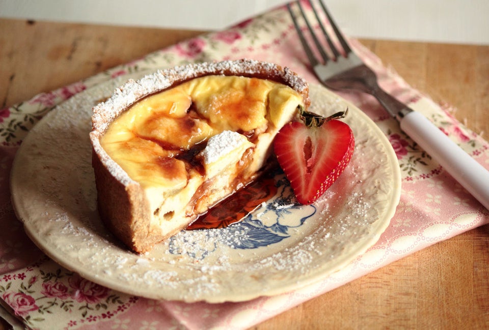 Rhubarb Custard Tart