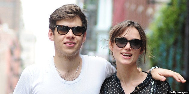 NEW YORK, NY - JULY 31: James Righton and Keira Knightley are seen in soho at Streets of Manhattan on July 31, 2012 in New York City. (Photo by Alo Ceballos/FilmMagic)