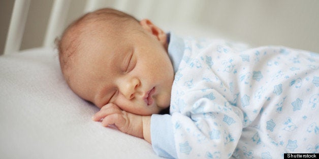 sleeping newborn