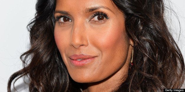NORTH HOLLYWOOD, CA - MAY 22: Television personality Padma Lakshmi arrives at the Bravo Media's 2013 For Your Consideration Emmy Event at the Leonard H. Goldenson Theatre on May 22, 2013 in North Hollywood, California. (Photo by Amanda Edwards/WireImage)