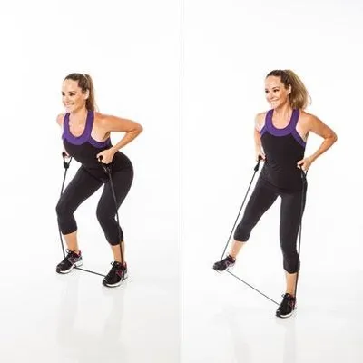 The Resistance Band Cardio Workout HuffPost Life