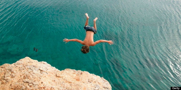 rock springer in Greece.