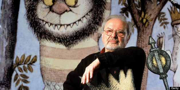 Author/illustrator Maurice Sendak standing by an life-size scene from his book WHERE THE WILD THINGS ARE at the Children's Museum of Manhattan which is honoring his 50 years of work with an exhibit. (Photo by James Keyser//Time Life Pictures/Getty Images)