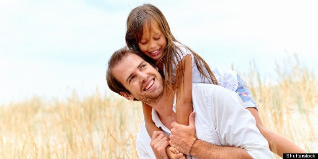 adorable father and daughter...