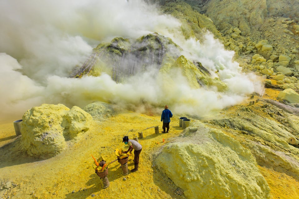 Ijen Volcano: East Java, Indonesia 