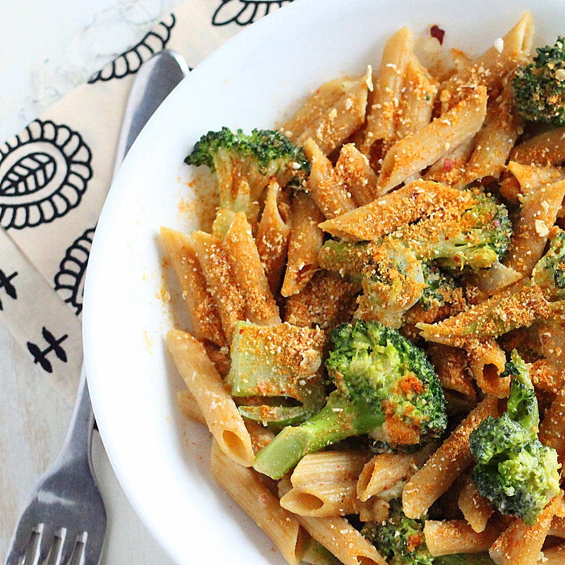 Penne And Broccoli In Doritos Cream Sauce