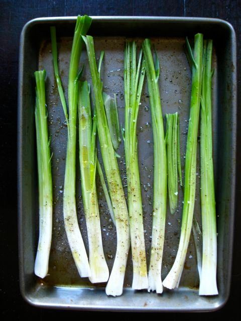 Grilled Green Garlic