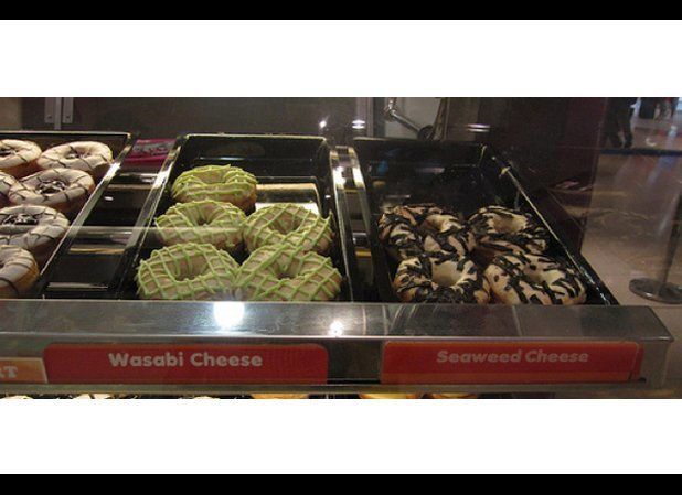 Wasabi-Cheese and Seaweed-Cheese