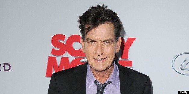 HOLLYWOOD, CA - APRIL 11: Charlie Sheen arrives at the 'Scary Movie V' - Los Angeles Premiere at ArcLight Cinemas Cinerama Dome on April 11, 2013 in Hollywood, California. (Photo by Steve Granitz/WireImage)