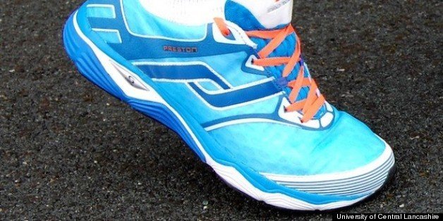 spring loaded running shoes