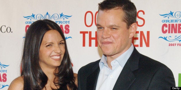 Luciana Damon and Matt Damon (Photo by Denise Truscello/WireImage)