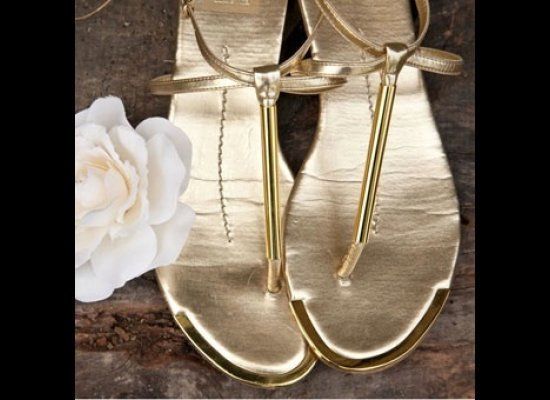 DV by Dolce Vita Gold Sandals