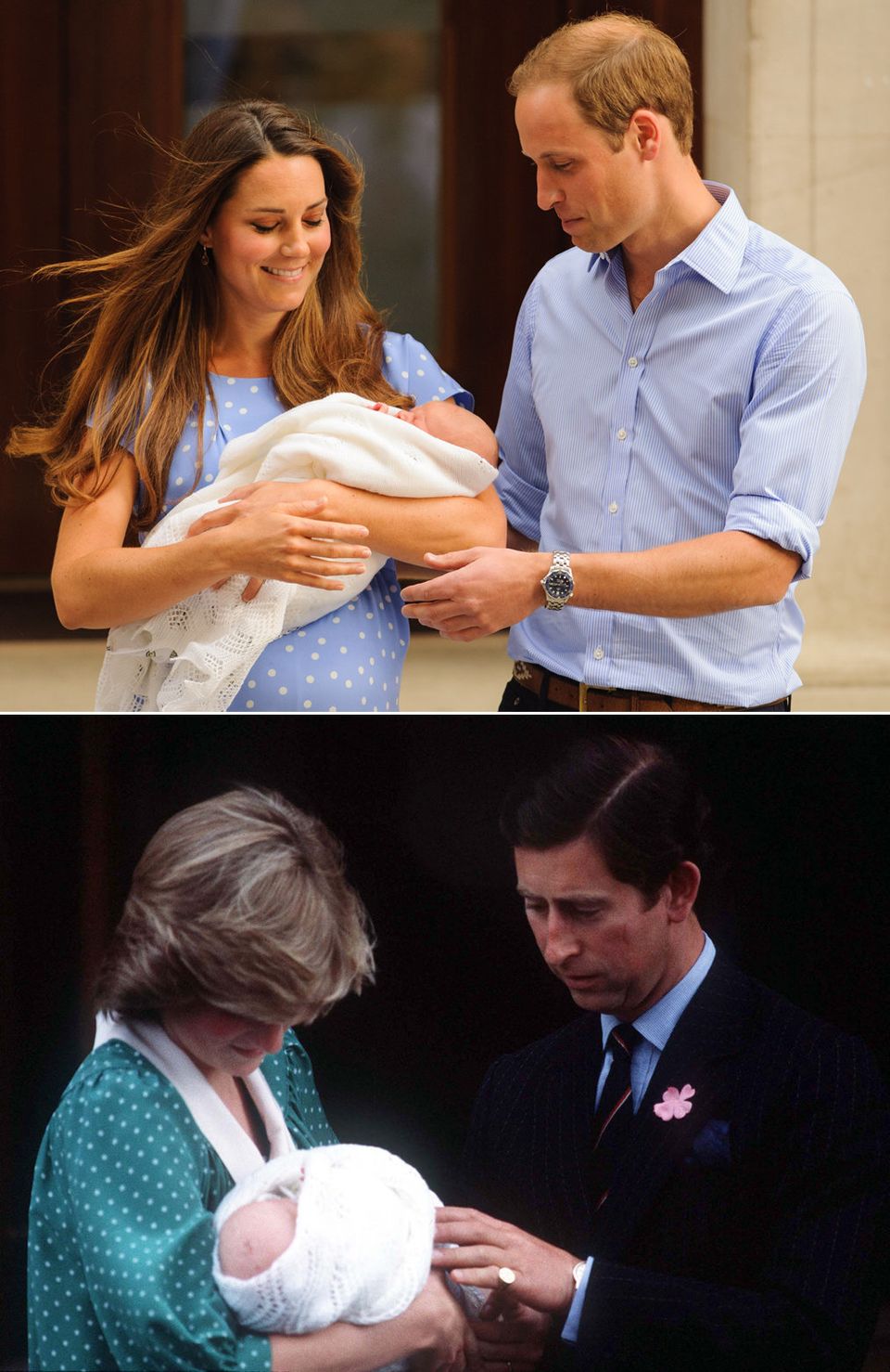 William and Kate 2013/Diana and Charles 1982