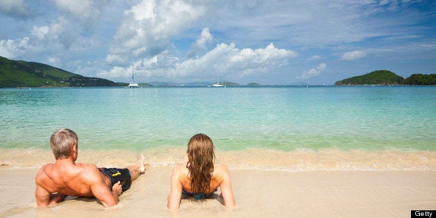 Couple on beach