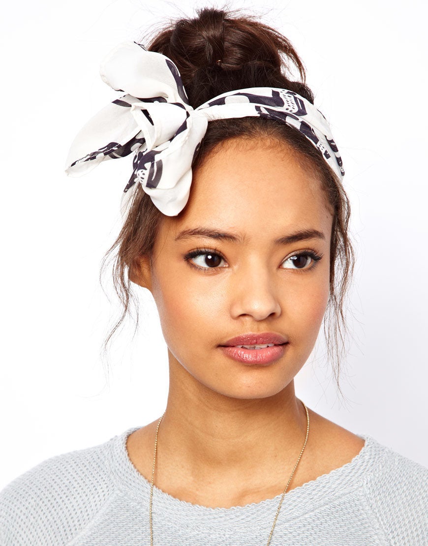 Asos Skull Print Head Scarf