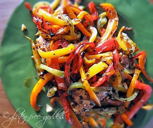 Gluten-Free Chicken Recipe With Balsamic Peppers