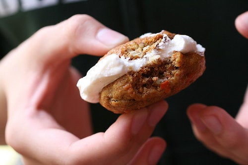 Carrot Cake Ice Cream Sandwich