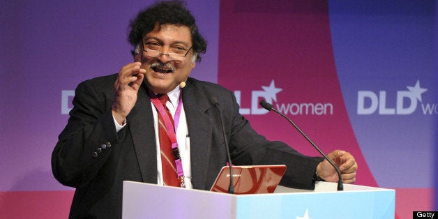 MUNICH, GERMANY - JUNE 30: Sugata Mitra of Newcastle University speaks during the Digital Life Design women conference (DLDwomen) at Bavarian National Museum on June 30, 2011 in Munich, Germany. The conference features discussions, case studies and lectures and brings together an extraordinary group of international high-profile speakers and more than 500 participants from business, media, technology, society, health, education, politics and science. (Photo by Sascha Baumann/Getty Images)