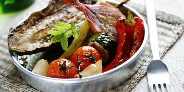 oven roasted summer vegetables...