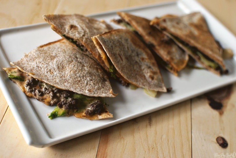 Cheeseburger Quesadillas