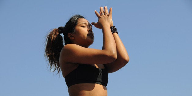 Yoga Instructor Outdoors