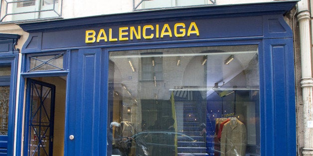 PARIS, FRANCE - MAY 04: A general view of the 'BALENCIAGA' store on May 4, 2013 in Paris, France. (Photo by Paul Hubble/FilmMagic)