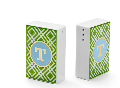 Monogram Salt and Pepper Set 