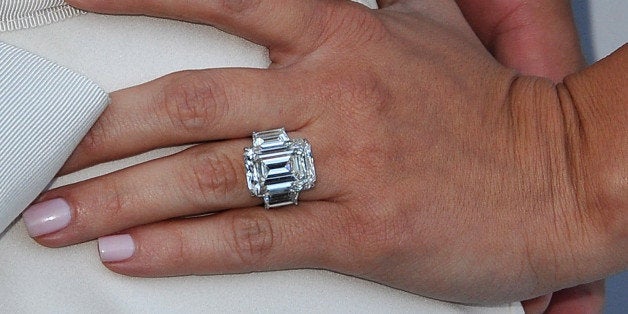 MONACO - MAY 27: Kim Kardashian (ring detail) attends the AmberLounge Fashion Monaco 2011 on May 27, 2011 in Monaco, Monaco. (Photo by Pascal Le Segretain/Getty Images)