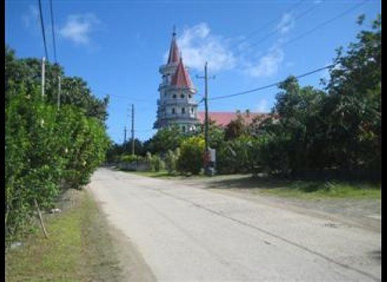 Sideview of Sausau church