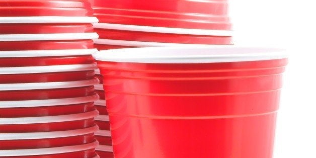 plastic drinking cups