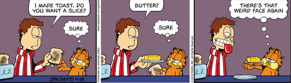 Garfield's Love For Food In Comic Strips (PHOTOS) | HuffPost Life