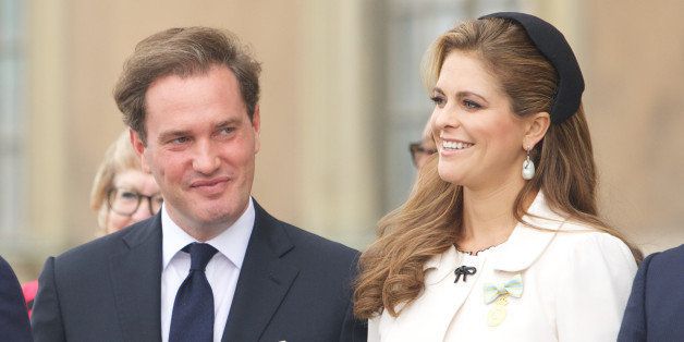 STOCKHOLM, SWEDEN - SEPTEMBER 15: Princess Madeleine of Sweden and her husband Christopher O'Neill attend the City Of Stockholm Celebrations during King Carl Gustaf's 40th Jubilee on the throne at The Royal Palace on September 15, 2013 in Stockholm, Sweden. (Photo by Ragnar Singsaas/Getty Images)