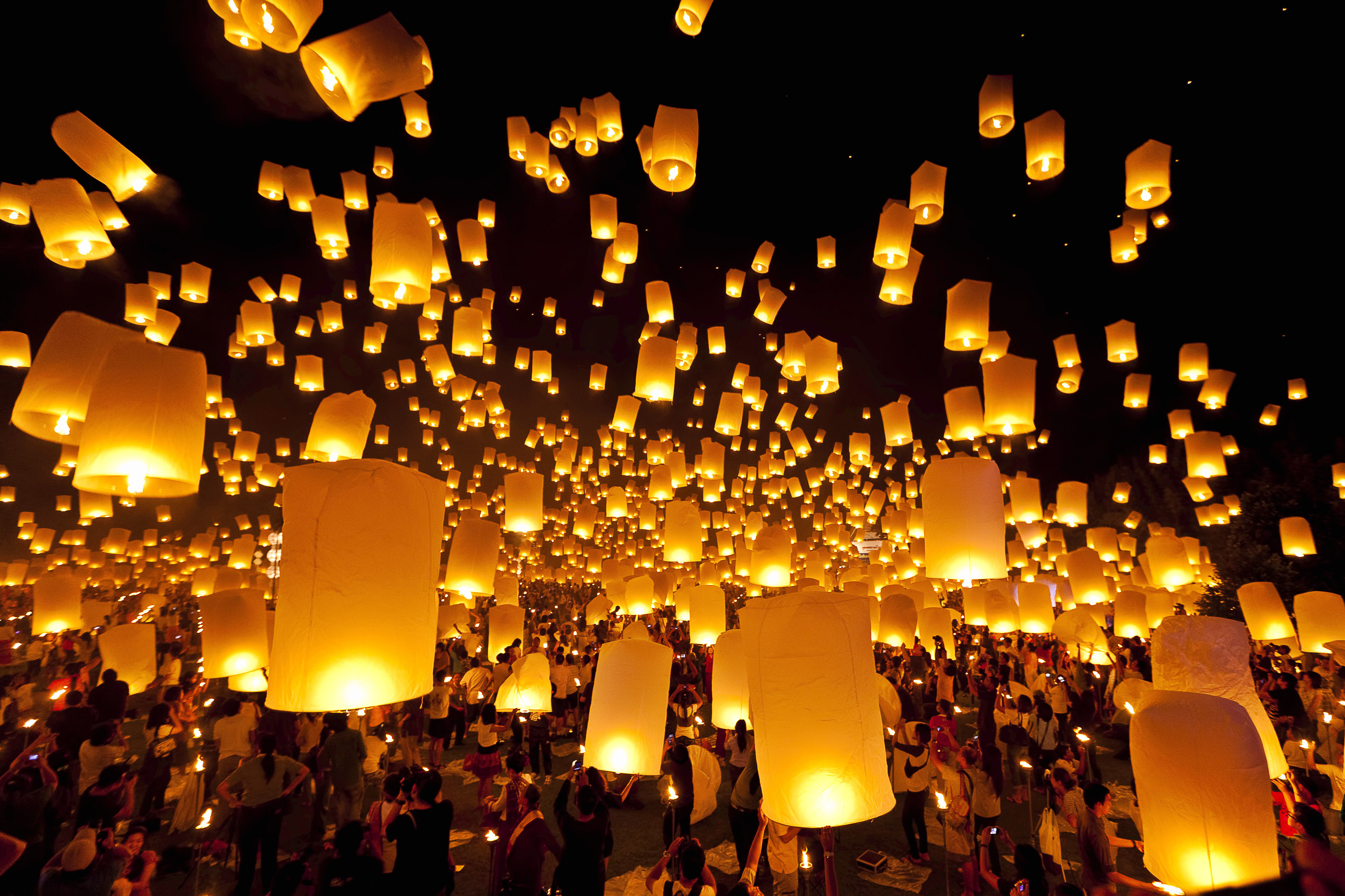 flying lanterns target