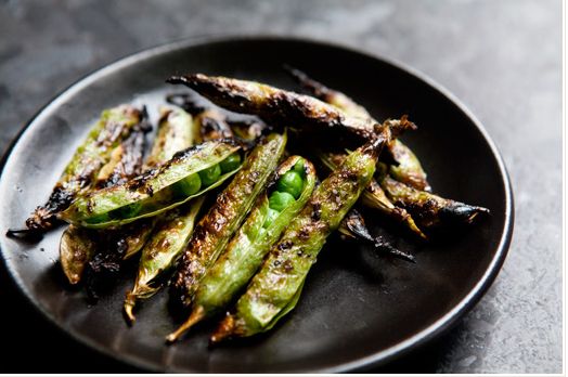 Grilled English Peas