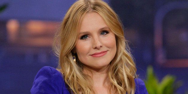 THE TONIGHT SHOW WITH JAY LENO -- Episode 4505 -- Pictured: Actress Kristen Bell during an interview on July 29, 2013 -- (Photo by: Paul Drinkwater/NBC/NBCU Photo Bank via Getty Images)