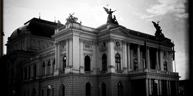 ZURICH, SWITZERLAND - SEPTEMBER 28: (EDITORS NOTE: This image was processed using digital filters) A general view of the Zurich Opera House on September 28, 2013 in Zurich, Switzerland. Zurich is the capital of the canton of Zurich and is the largest city in Switzerland. Zurich is usually named as one of the city with the best quality of life in the world. The Zurich Film Festival is an annual film festival founded by Karl Spoerri, Nadja Schildknecht and Antoine Monot and takes place every year at the end of September. (Photo by Vittorio Zunino Celotto/Getty Images)