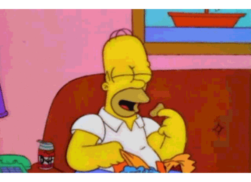 Homer Simpson S Food Addiction As Shown By Gifs Huffpost Life