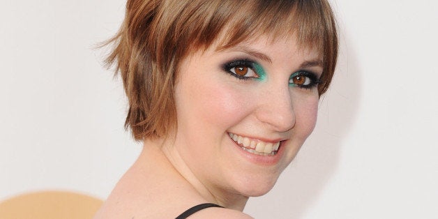 LOS ANGELES, CA - SEPTEMBER 22: Actress Lena Dunham arrives at the 65th Annual Primetime Emmy Awards at Nokia Theatre L.A. Live on September 22, 2013 in Los Angeles, California. (Photo by Jon Kopaloff/FilmMagic)