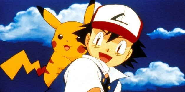 UNITED STATES - SEPTEMBER 01: Film 'Pokemon' In United States In September 2000-Pikachu and Ash. (Photo by Karine WEINBERGER/Gamma-Rapho via Getty Images)