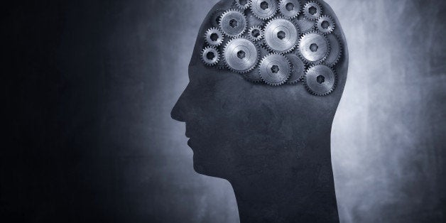 conceptual image of head filled ...