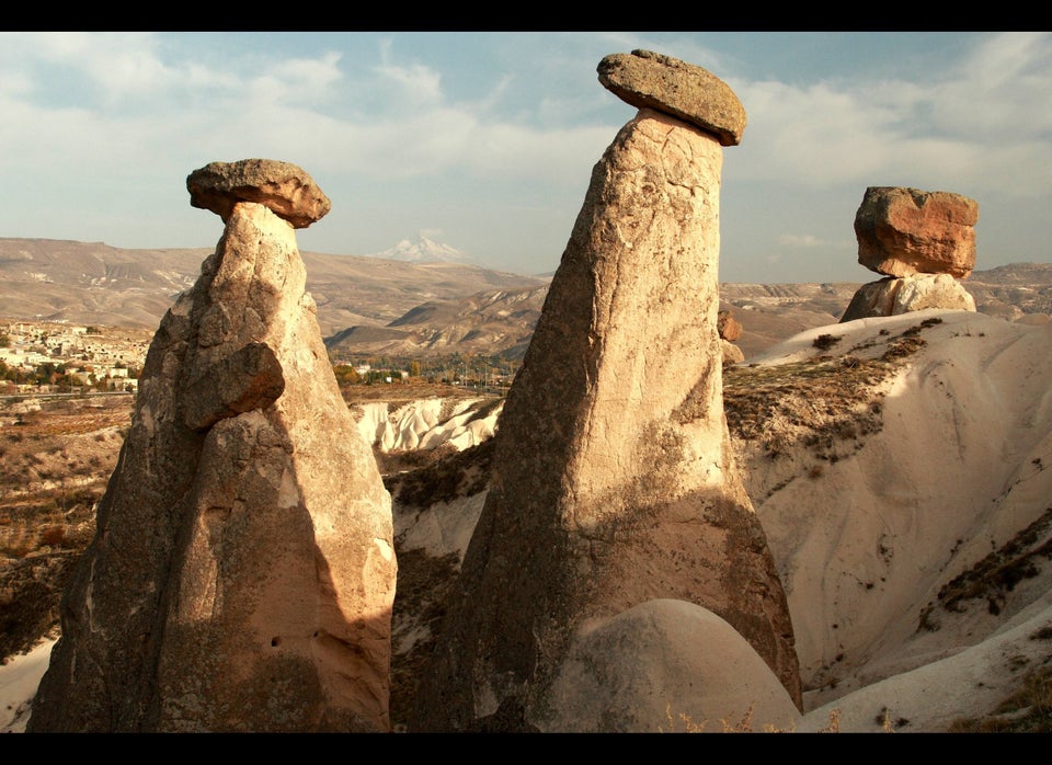 Fairy chimneys in Cappadocia