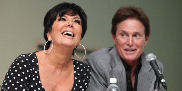 LOS ANGELES, CA - APRIL 09: Television personalities Kris Jenner (L) and Bruce Jenner (R) attend day 1 of the Reality Rocks Expo at Los Angeles Convention Center on April 9, 2011 in Los Angeles, California. (Photo by Chelsea Lauren/WireImage)