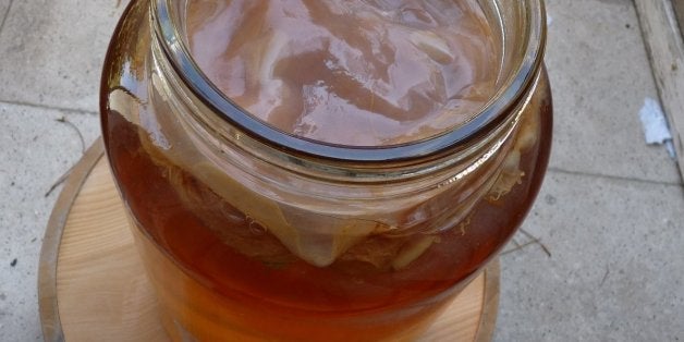 Kombucha Tea in the jar
Published on a few places such as: <a href="http://www.cnbc.com/id/45885936" rel="nofollow">www.cnbc.com/id/45885936</a>