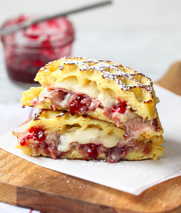 Monte Cristo Waffle Sandwich