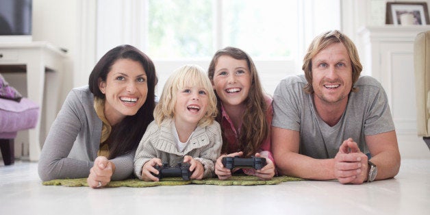 Parents and shop video games