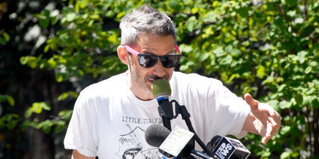 NEW YORK, NY - MAY 03: Adam Horovitz of The Beastie Boys attends the renaming of Palmetto Playground as Adam Yauch Park on May 3, 2013 in the Brooklyn borough of New York City. Beastie Boy Adam Yauch died of salivary gland cancer on Friday, May 4, 2012 at the age of 47. (Photo by Daniel Zuchnik/Getty Images)