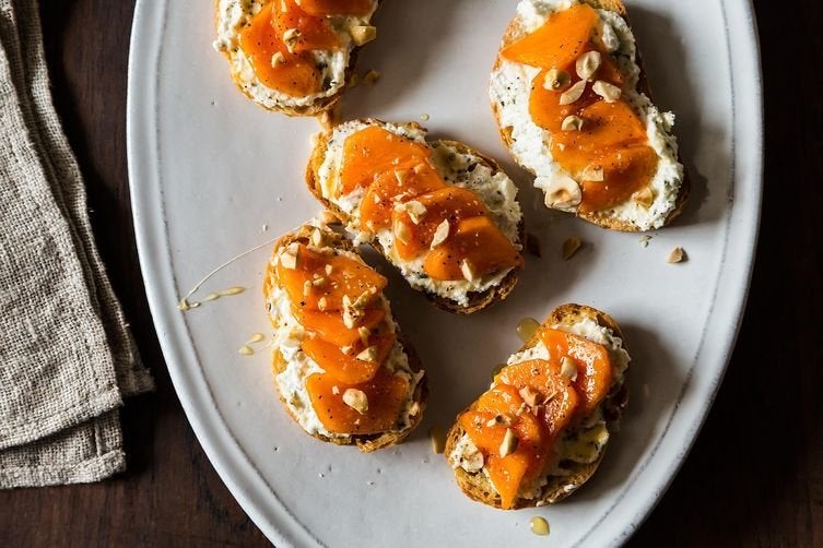 Persimmon Bruschetta